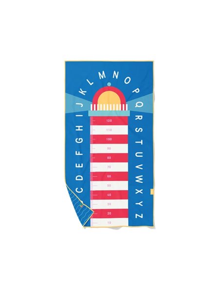 QUUT - serviette de jeu PlayTowel L (180 x 100cm) - Phare bleu