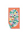 QUUT - serviette de jeu PlayTowel L (180 x 100cm) - Jeu de l'oie