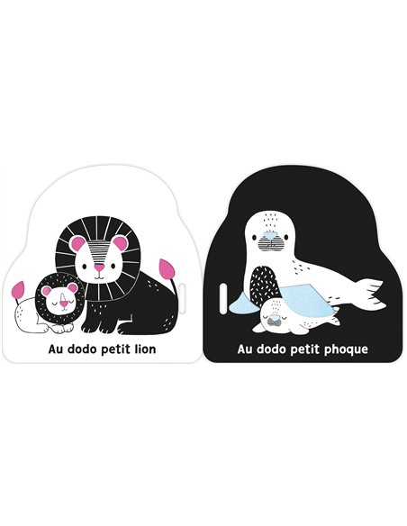 MON PREMIER LIVRE POUSSETTE EN NOIR ET BLANC - AU DODO - Auzou