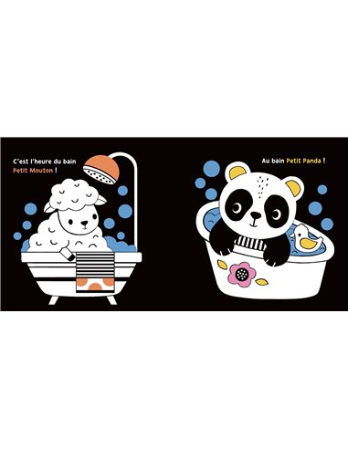 MON PREMIER LIVRE DE BAIN MAGIQUE - EN NOIR ET BLANC ! - Auzou