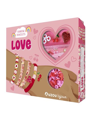 RAINBOW BRACELETS - LOVE - Auzou