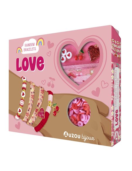 RAINBOW BRACELETS - LOVE - Auzou