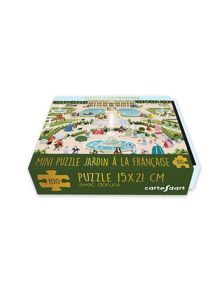 Boîte Mini Puzzle Jardins à la Française Cartes d'Art