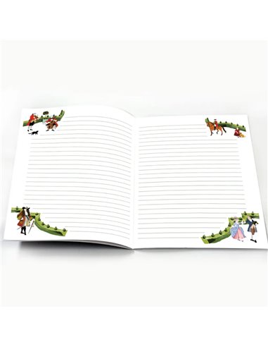Cahier A5 Jardins à la Française Cartes d'Art