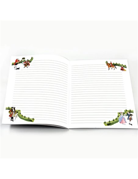 Cahier A5 Jardins à la Française Cartes d'Art