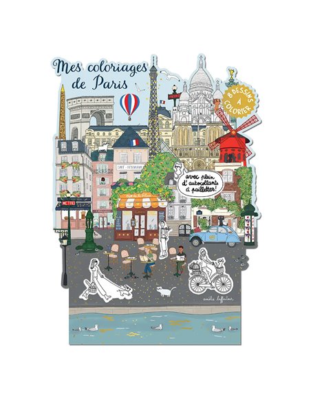 Set de Coloriage Paris Cartes d'Art