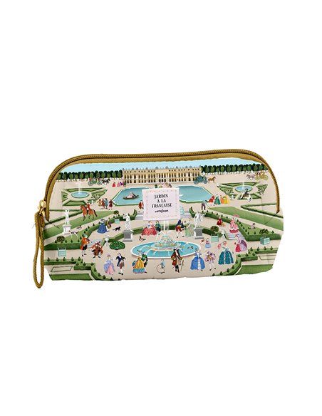 Petite Trousse Matelassée Jardins à la Française Cartes d'Art