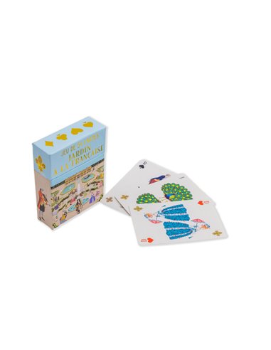Jeu de 54 Cartes Jardins à la Française Cartes d'Art