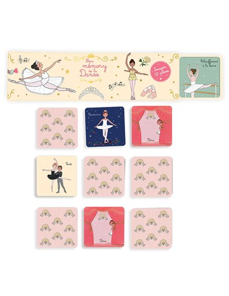 Jeu Memory Imagier de la Danse Cartes d'Art