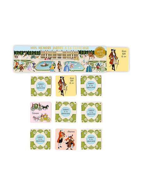 Jeu Memory Imagier Jardins à la Française Cartes d'Art
