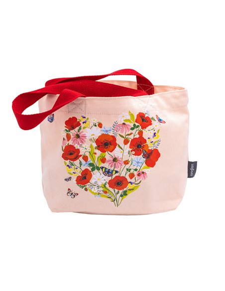 Mini Tote Bag Coquelicoeurs Cartes d'Art