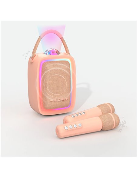 Enceinte Karaoké Singy Party Rose  Mobility on Board