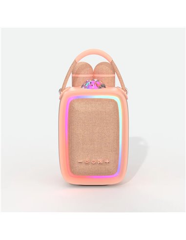 Enceinte Karaoké Singy Party Rose  Mobility on Board