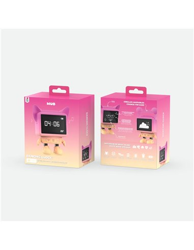 Réveil Enfant Dancing Clock Rose  Mobility on Board