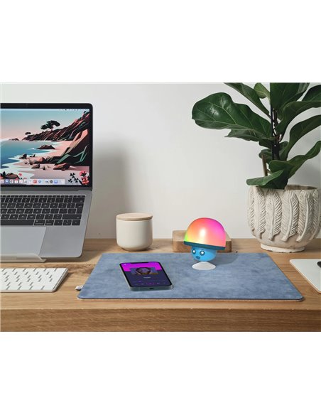 Enceinte Bluetooth Mega Mush Bleu Mobility on Board