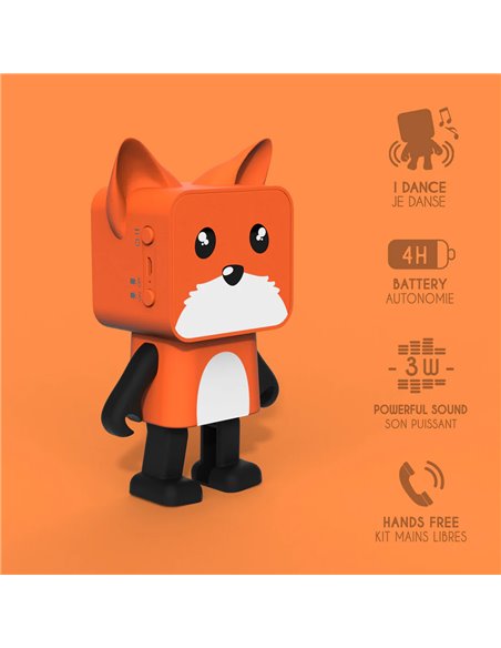 Enceinte Bluetooth Dancing Animals Renard  Mobility on Board