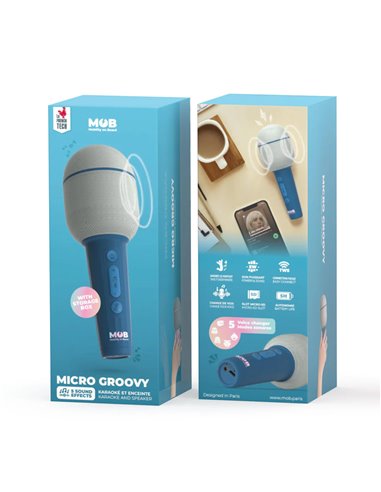 Micro Enceinte Groovy Bleu Nuit Mobility on Board