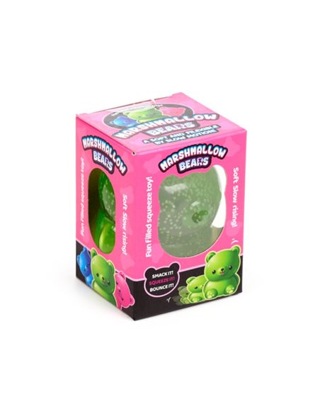 Squeezy Jouet Ourson Anti Stress en Maltose brille dans le Noir