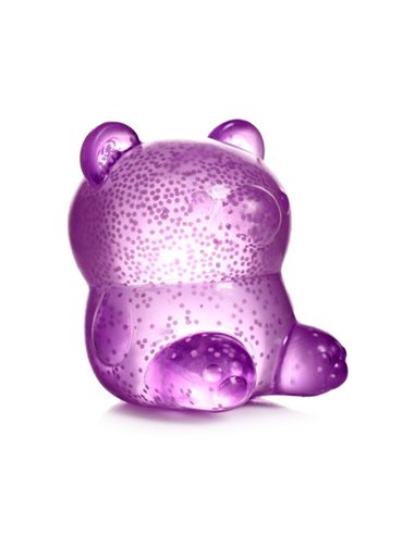Squeezy Jouet Ourson Anti Stress en Maltose brille dans le Noir