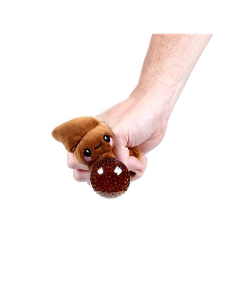 Jouet Peluché à Presser Queasy Squeezies - Crotte