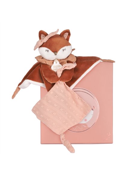 MINA - Doudou attache-sucette renard
