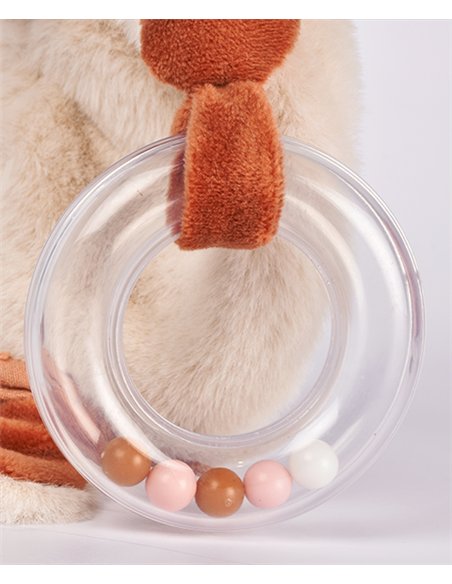 MINA - Doudou avec hochet renard