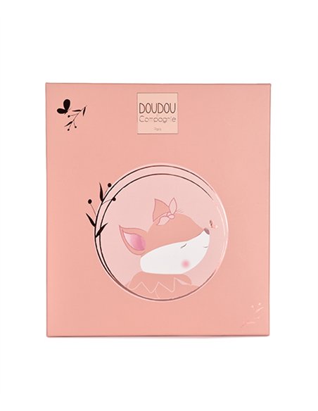 MINA - Doudou plat renard 29cm 