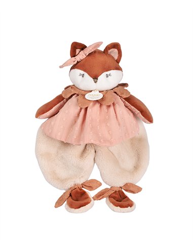MINA - Doudou plat renard 29cm 