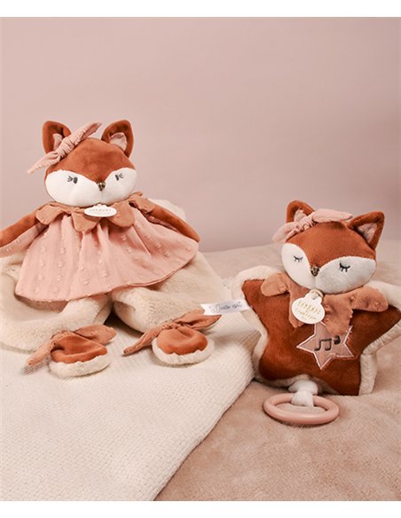 MINA - Boite à musique renard 16cm