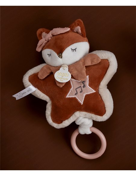 MINA - Boite à musique renard 16cm