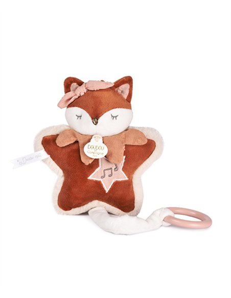 MINA - Boite à musique renard 16cm