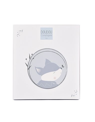 TIMO - Doudou attache-sucette renard