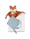 TIMO - Doudou attache-sucette renard