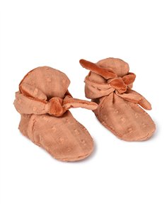 TIMO - Coffret Doudou Chaussons renard bleu 2
