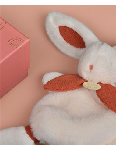 LAPIN BONBON - Doudou terracotta 25cm
