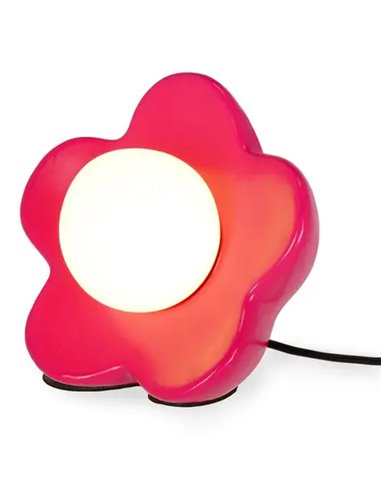 FLOWER POWER - LAMPE LED DE TABLE - MATTE PINK - Legami