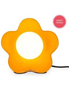 FLOWER POWER - LAMPE LED DE TABLE - SHINY ORANGE - Legami 2