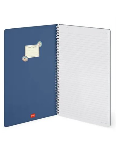 SPIRAL-BOUND NOTEBOOK - CAHIER LIGNÉ À SPIRALE - TRAVEL - Legami