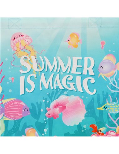 BEACH BAG - SAC DE PLAGE - SUMMER IS MAGIC - Legami