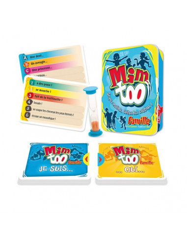 Mimtoo Family - Jeu de Mime Familial 6+ ans | 4-10 joueurs