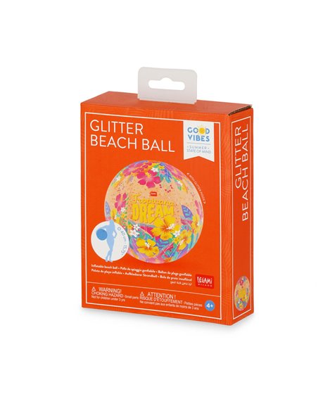 GLITTER BEACH BALL -  TROPICANA DREAM - legami