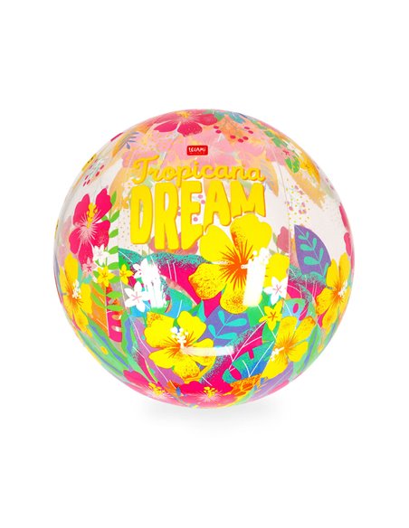 GLITTER BEACH BALL -  TROPICANA DREAM - legami