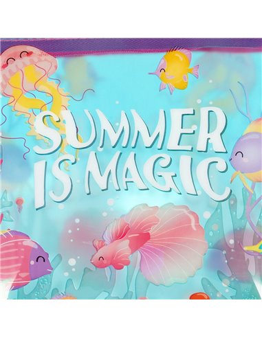BEACH POUCH - POCHETTE DE PLAGE - SUMMER IS MAGIC - Legami
