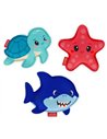 DIVING TOYS - set de 3 jouets en néoprene piscine plage - Legami