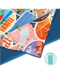 Drap de Plage Travel Stickers - Beach Towel - LEGAMI 2