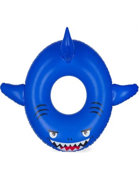 POOL RING FOR KIDS - BOUÉE GONFLABLE POUR PISCINE - SHARK - Legami