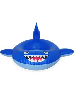 POOL RING FOR KIDS - BOUÉE GONFLABLE POUR PISCINE - SHARK - Legami