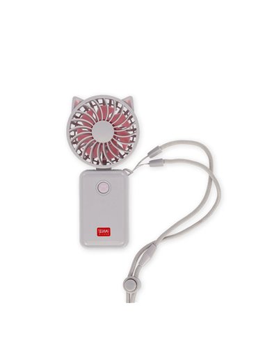 MINI FAN - Ventilateur portable rechargeable - Kitty - LEGAMI
