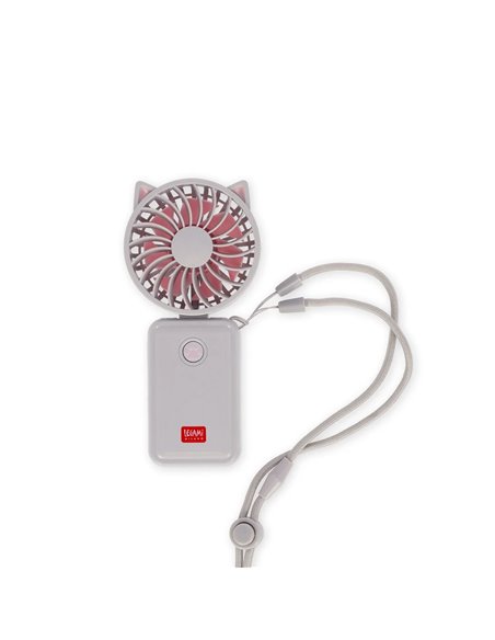 MINI FAN - Ventilateur portable rechargeable - Kitty - LEGAMI