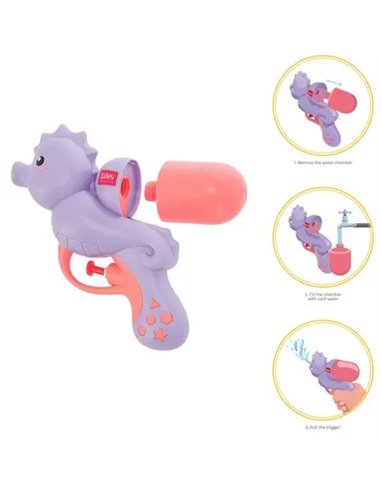 WATER GUN - FUSIL À EAU - SEAHORSE - Legami